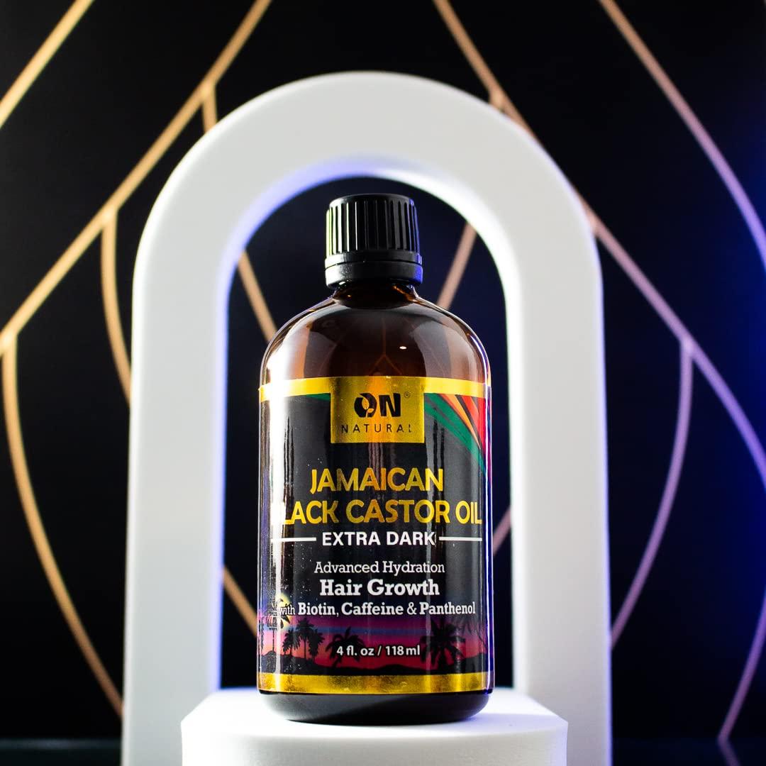 On Natural Jamaican Black Castor Oil [Extra Dark] 4 oz