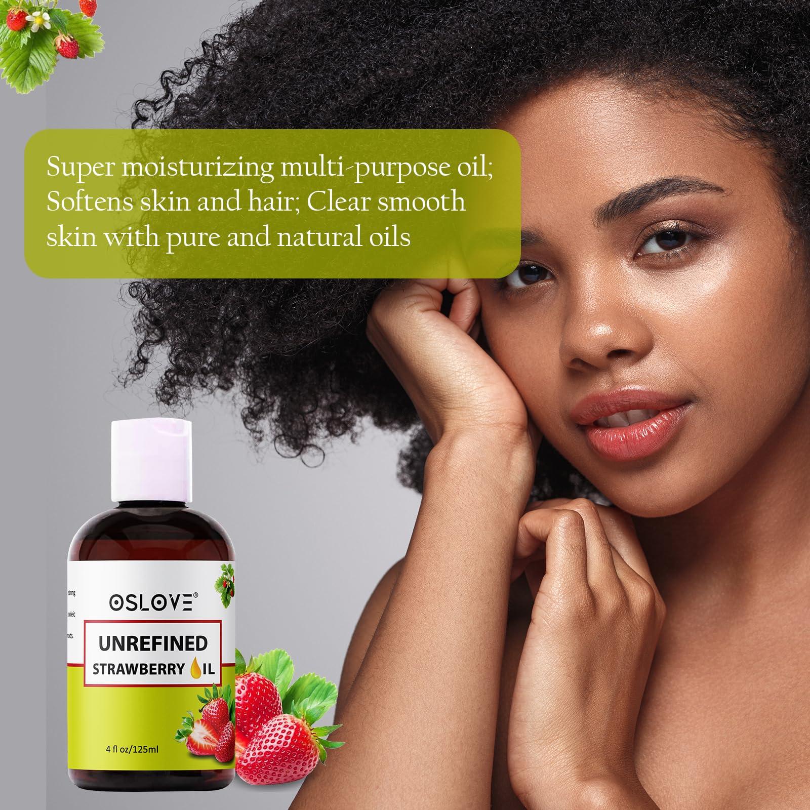 OSLOVE UNREFINED Strawberry Seed Oil-4 OZ by OSLOVE