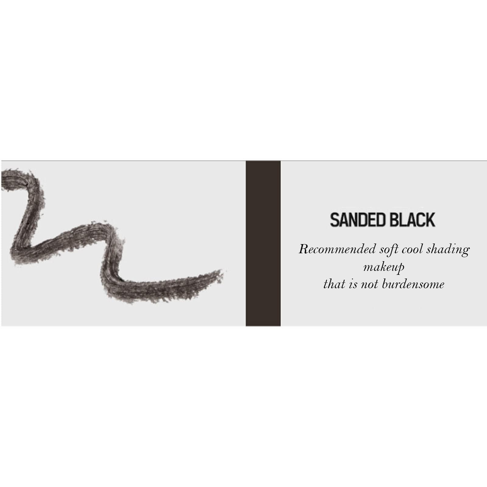 ololla Wakemake Real Ash Pencil Liner/Long Lasting Eyeliner/Pen Eyeliner (Sanded Black)