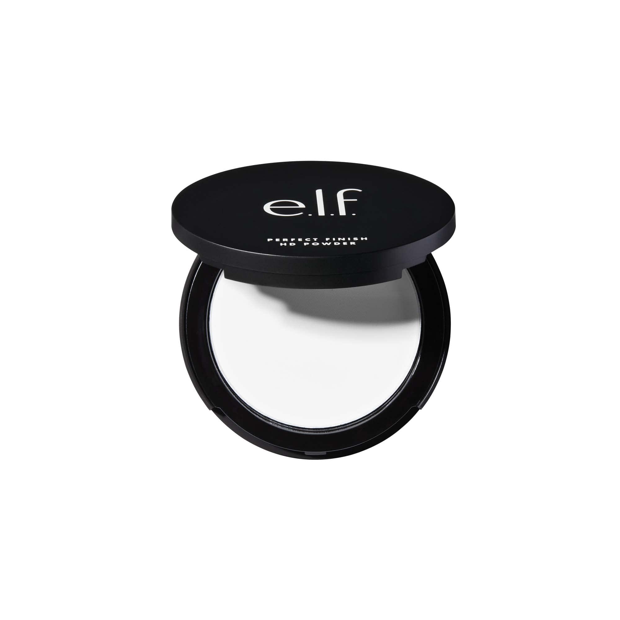 e.l.f. e.l.f. Perfect Finish HD Powder, Blurs Fine Lines & Imperfections, All Day Wear, Perfect for On The Go, 0.28 Oz