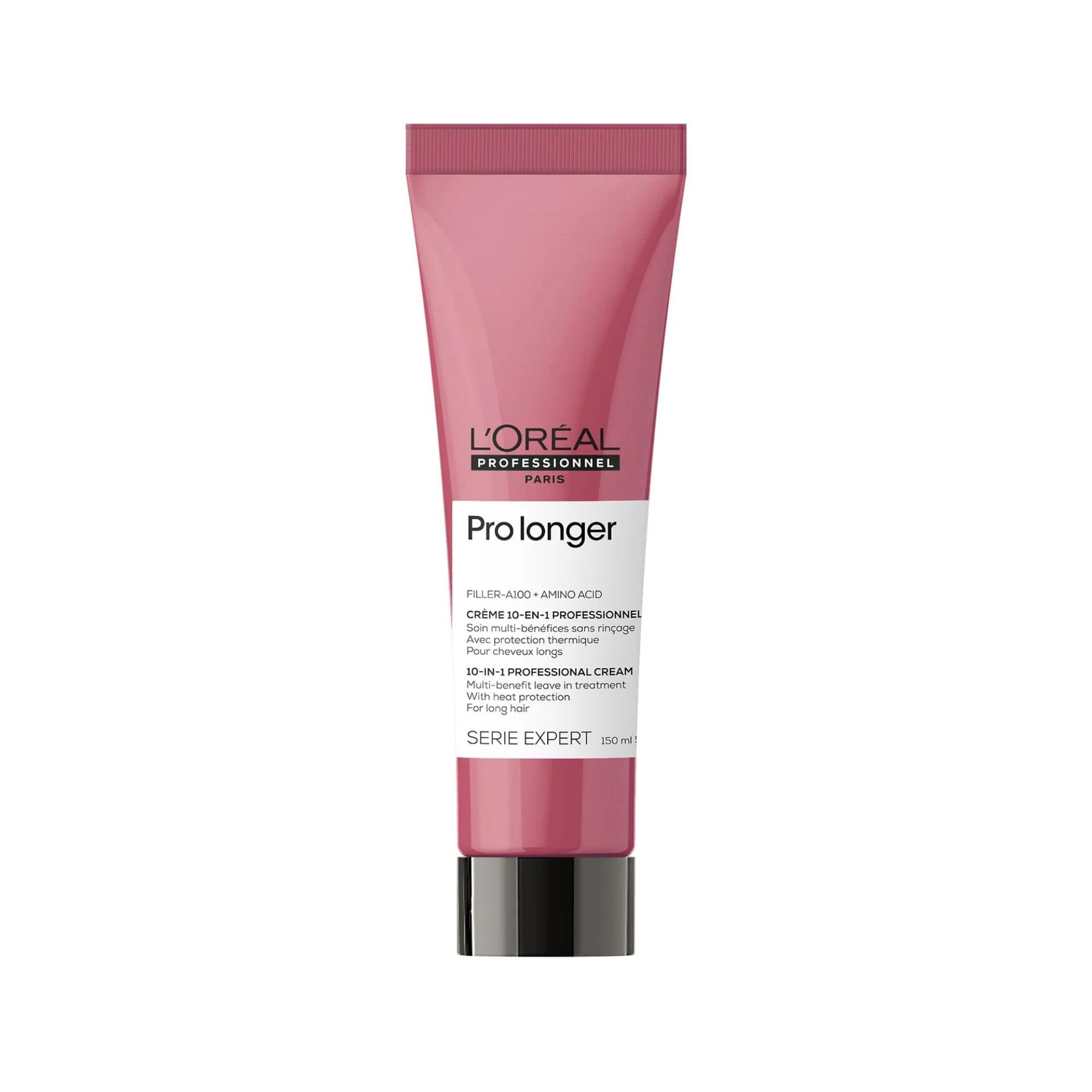 L'OREAL PROFESSIONNEL PARIS L\'Oreal Professionnel Pro Longer Heat Protectant Cream - For Thinned Hair, Fills and Visibly Reduces Appearance of Split Ends, Provides Thicker Hair and Shine