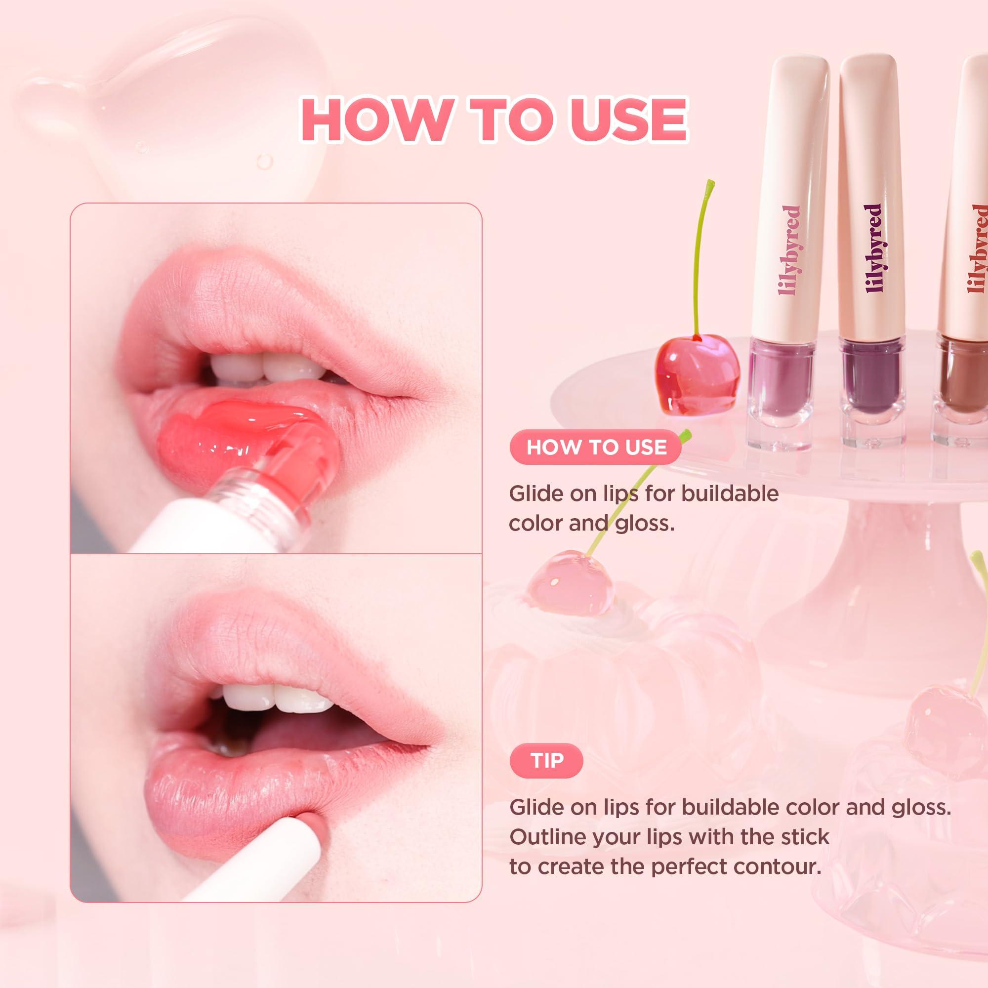 lilybyred lilybyred Jelly Balm Lip Gloss(01_Apricot) - Enriched with Collagen & Nourishing Oils