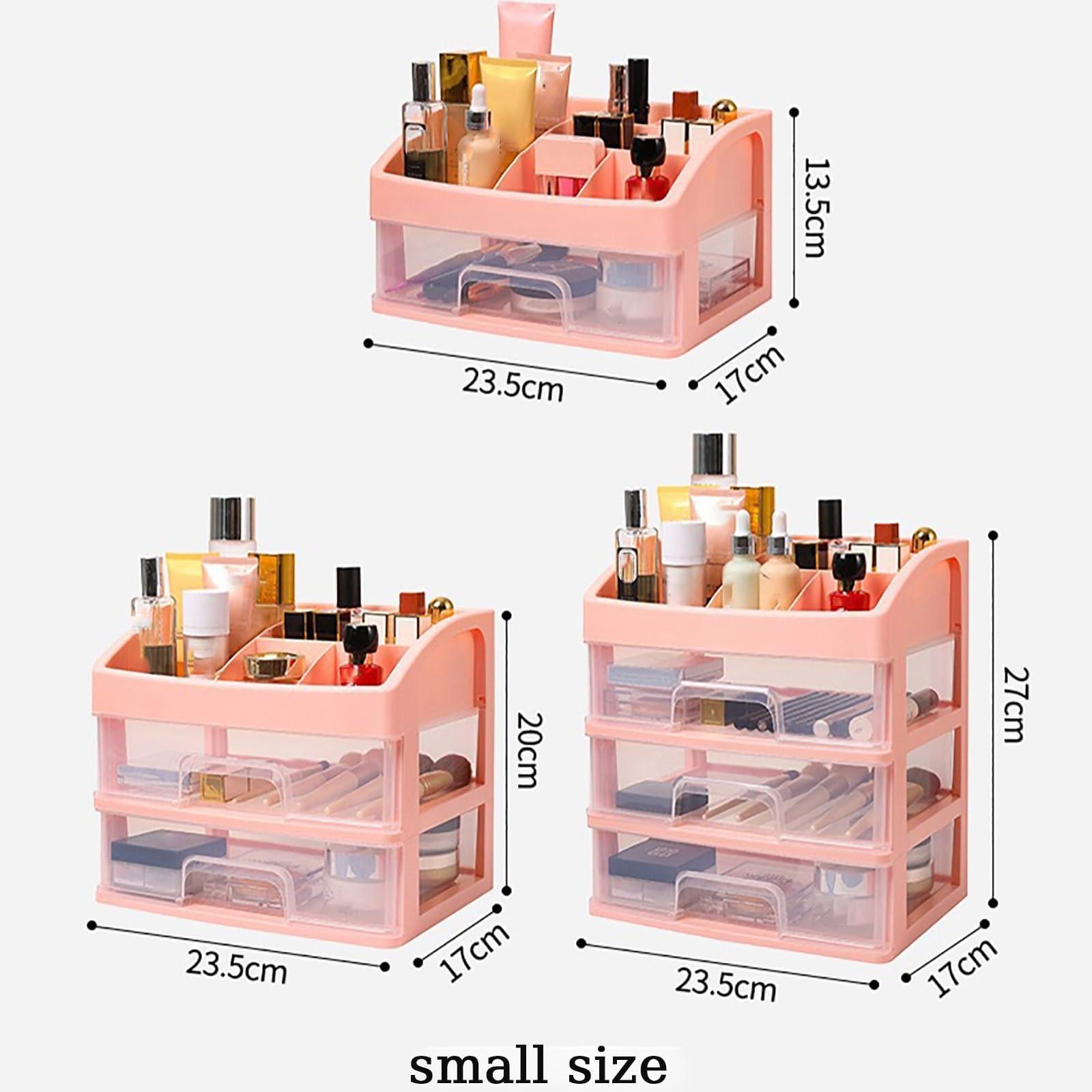 BGHEWRT BGHEWRT Makeup Organizer with Drawers, Cosmetic Display Cases, Makeup Storage Box, White