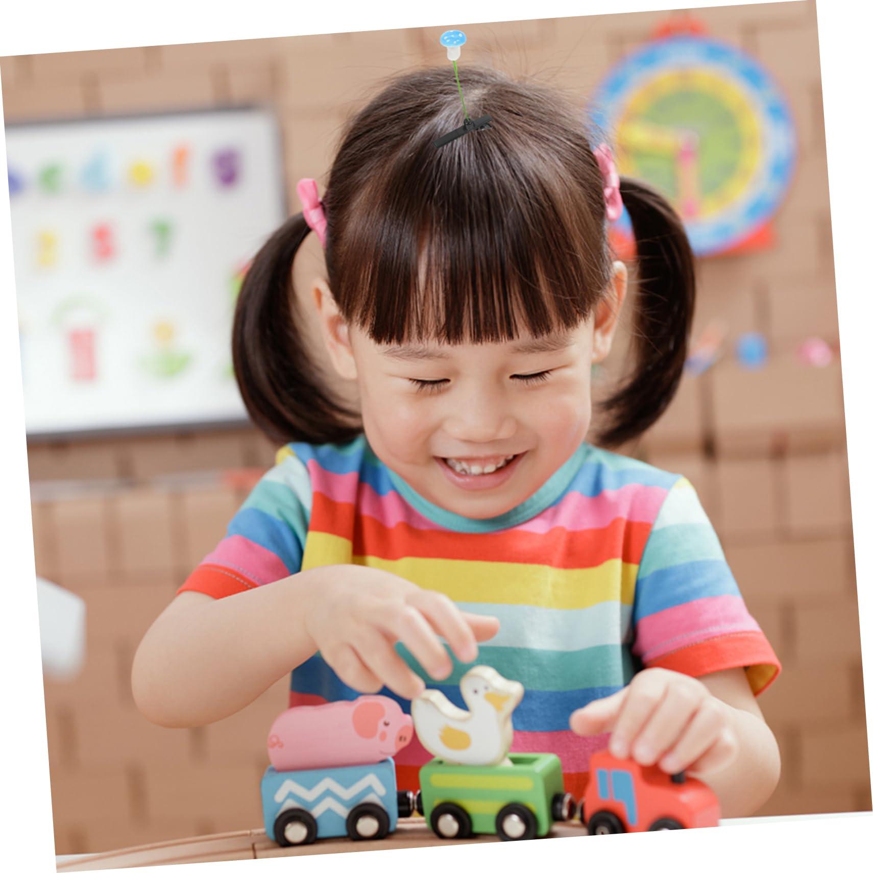 Mikinona Mikinona Mushroom Hair Clips Set of 30 Small Hair Clips for Girls Women Boys and Girls School Accessories Trendy Mushroom Clip Design