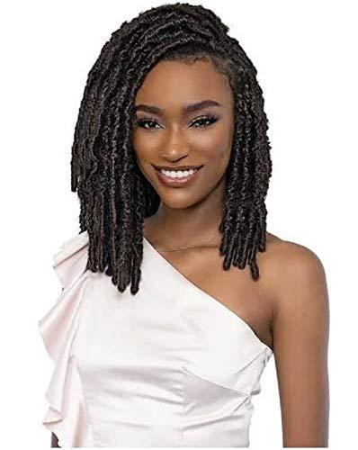 Janet Collection Janet Collection Crochet Braids Nala Tress 3X POETRY BOB LOCS 10" 12" 14" (BUTTERFLY LOCS SERIES) (4)