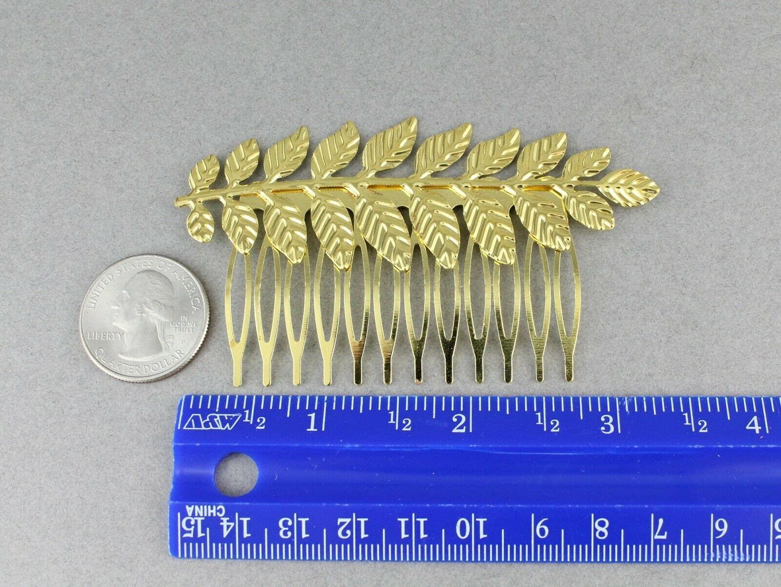 Wholesale Fashion HairClip Gold Leaf Hair Side Comb Crown Leaves Greek Laurel Toga Roman Costume Athena Fashion hair Accessories for Women