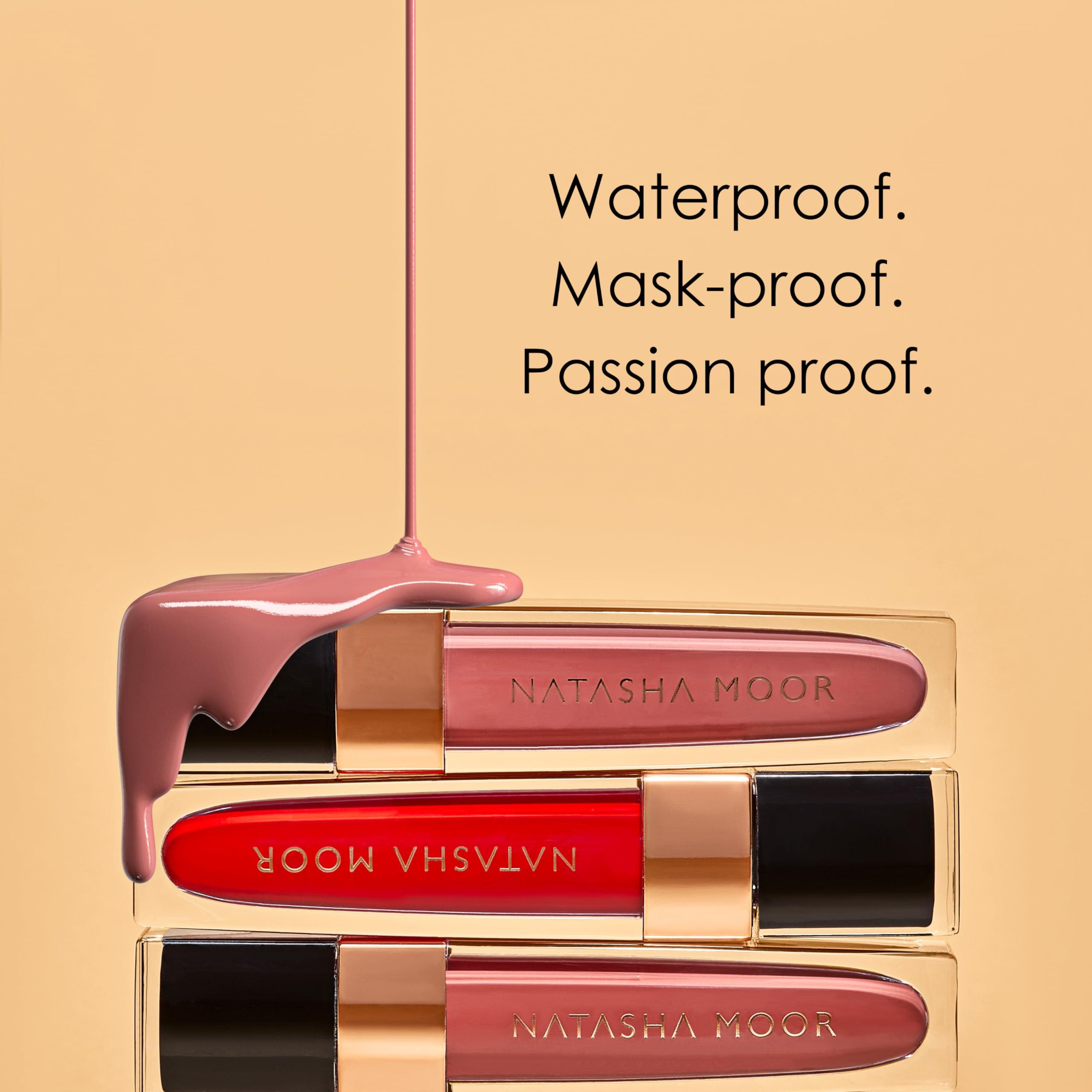 NATASHA MOOR NATASHA MOOR: Molten Matte Liquid Lipstick - Long-Lasting, Hydrating, Matte Finish with Moisturizing Vitamin E - Waterproof, Kiss-Proof, Cruelty-Free - 12-Hour Stay Power - WILLPOWER