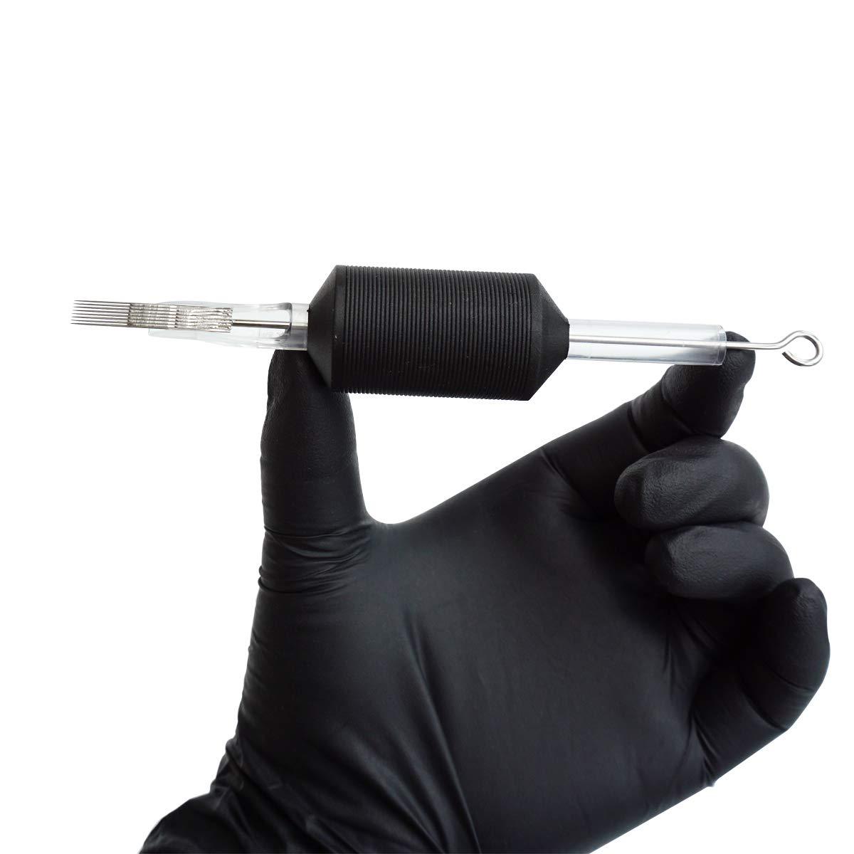 Needlehouse Needlehouse 1inch (25mm) tattoo needles tube combo 20pcs 1207M1 disposable tattoo needles tube grips Single Stack Magnum (1207M1)