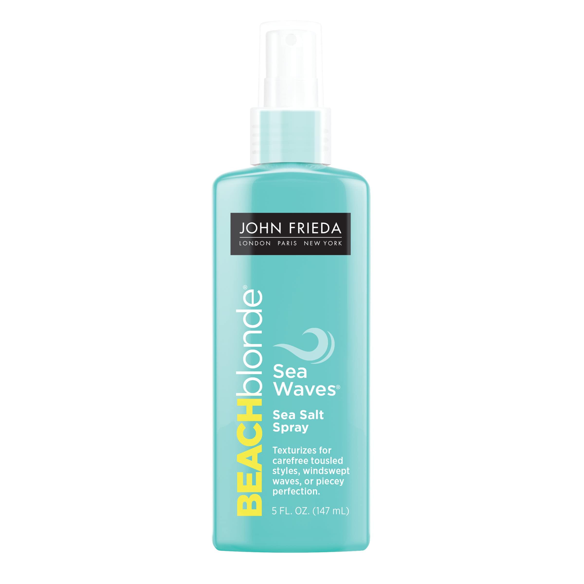 John Frieda John Frieda Beach Blonde Sea Waves Texturizing Spray with Natural Salt for Tousled, Wavy Volume - 5 Ounce