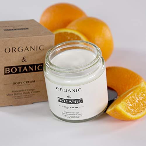 Dr Botanicals Organic & Botanic Vegan Mandarin Orange Shea Butter Hydrating Body Cream 100ml for Dry and Sensitive Skin. Premium Vegan Skincare For All Skin Types. Made In The UK.