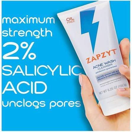 Zapzyt ZAPZYT Acne Wash Treatment For Face & Body - 6.25 oz