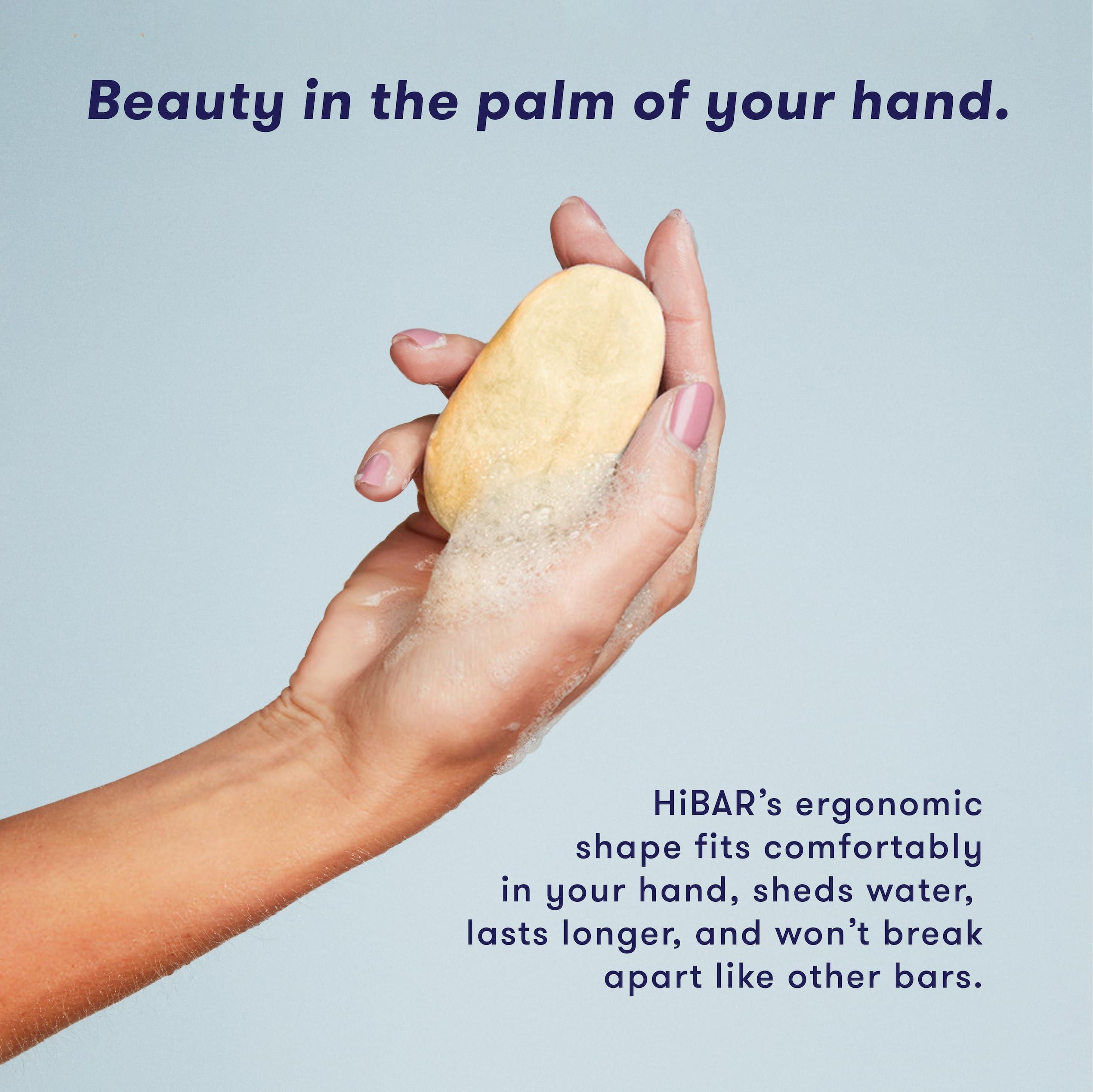 HIBAR HIBAR Volumize Shampoo Bar 2-Pack, Specifically Formulated for Fine, Thin or Lifeless Hair, Made with Rice Water, 100% Vegan, Salon-Quality, TSA-Approved & Travel Friendly