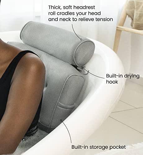 Everlasting Comfort Everlasting Comfort Bath Pillow & Arm Rest Pad Bundle - Elevate Your Bath and Desk Experience