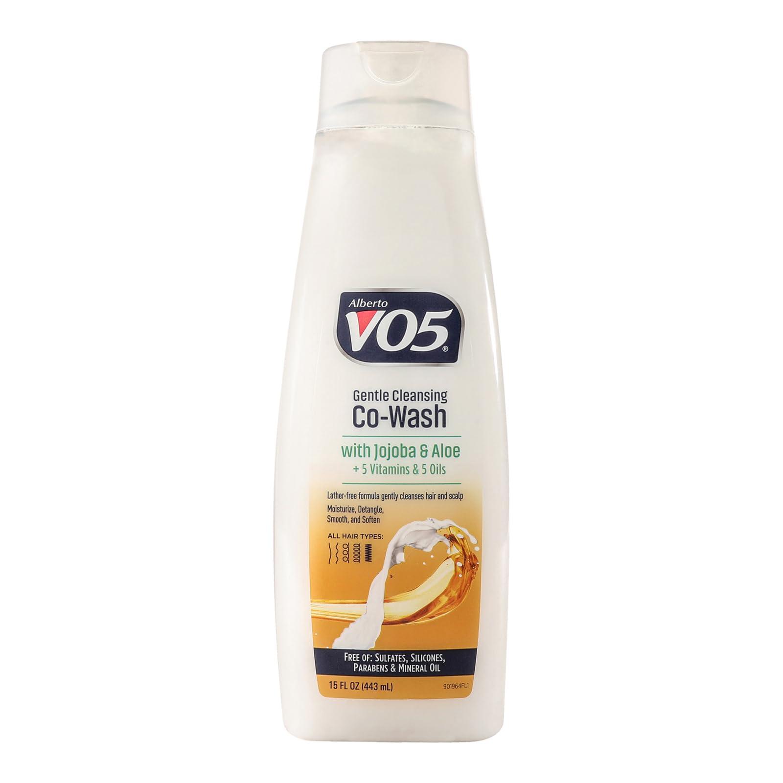 VO5 Alberto VO5 Gentle Cleansing Co-Wash with Jojoba and Aloe - Cleansing Conditioner - Cowash for Scalp and Hair - Moisturizes and Smooths Hair - 15 oz
