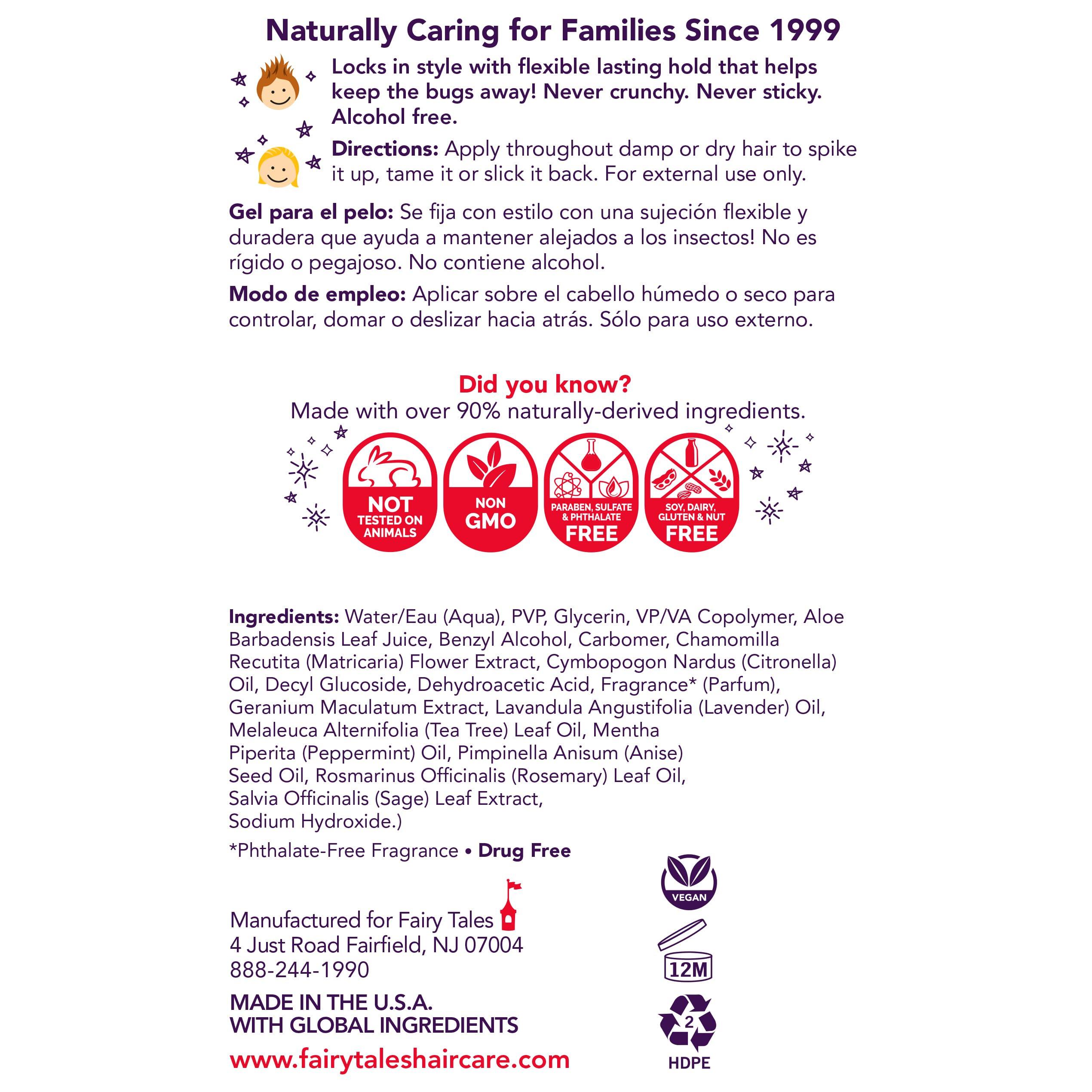 Fairy Tales Fairy Tales Rosemary Repel Daily Kids Hair Gel Kids Like the Smell, Lice Do Not, 8 fl oz. (Pack of 1)