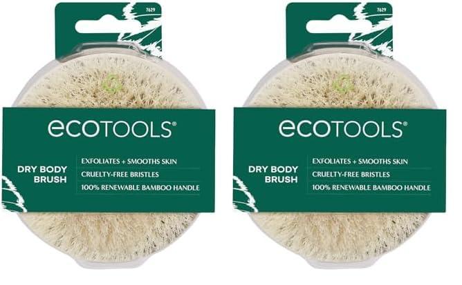 EcoTools EcoTools Dry Body Brush, for Post Shower & Bath Skincare Routine, Removes Dirt & Promotes Blood Circulation, Helps Reduce Appearance of Cellulite, Eco-Friendly, Vegan & Cruelty-Free, 1 Count