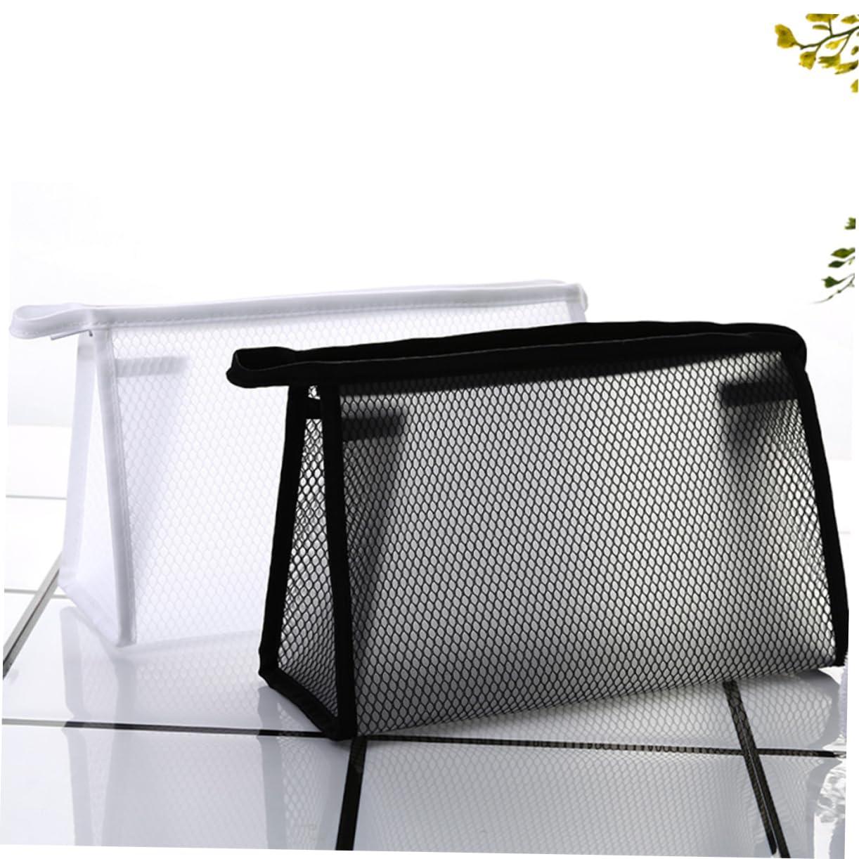 DOITOOL DOITOOL 3 Pcs Makeup Bags Makeup Bag for Travel Clear Makeup Bag Mesh Cosmetic Bag Pouch Bag Mesh Bag Travel Pouch Makeup Pouch Mesh Makeup Bag Toiletries Bag Storage Bag Wash Bag Grid