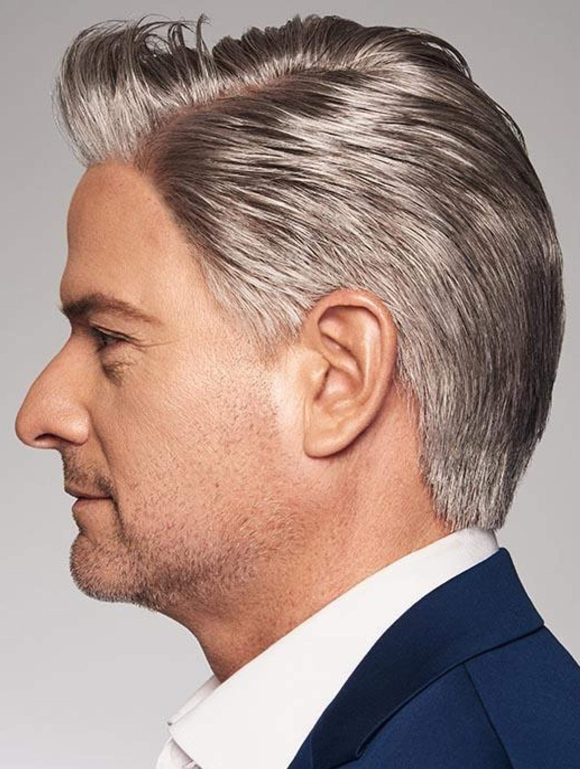 HIM & Christy\'s Wigs Bundle - 5 Items: Distinguished Human Hair/Synthetic Blend Wig By HIM, Christy\'s Wigs Q & A Booklet Luxury Shampoo & Conditioner & Mist Wide Tooth Comb - Color: M5S