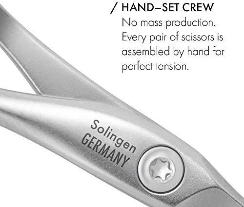 GERmanikure GERMANIKURE 8pc Manicure Set in Leather Case - FINOX Stainless steel tools handmade in Solingen Germany – Professional Nail and Cuticle Care