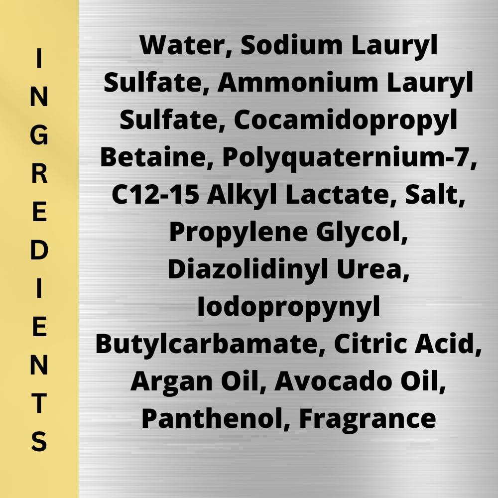 Black Canyon Home and Body Black Canyon Frankincense & Golden Myrrh Scented Argan Oil Shampoo Conditioner and Hair Detangler Set, 16 Oz