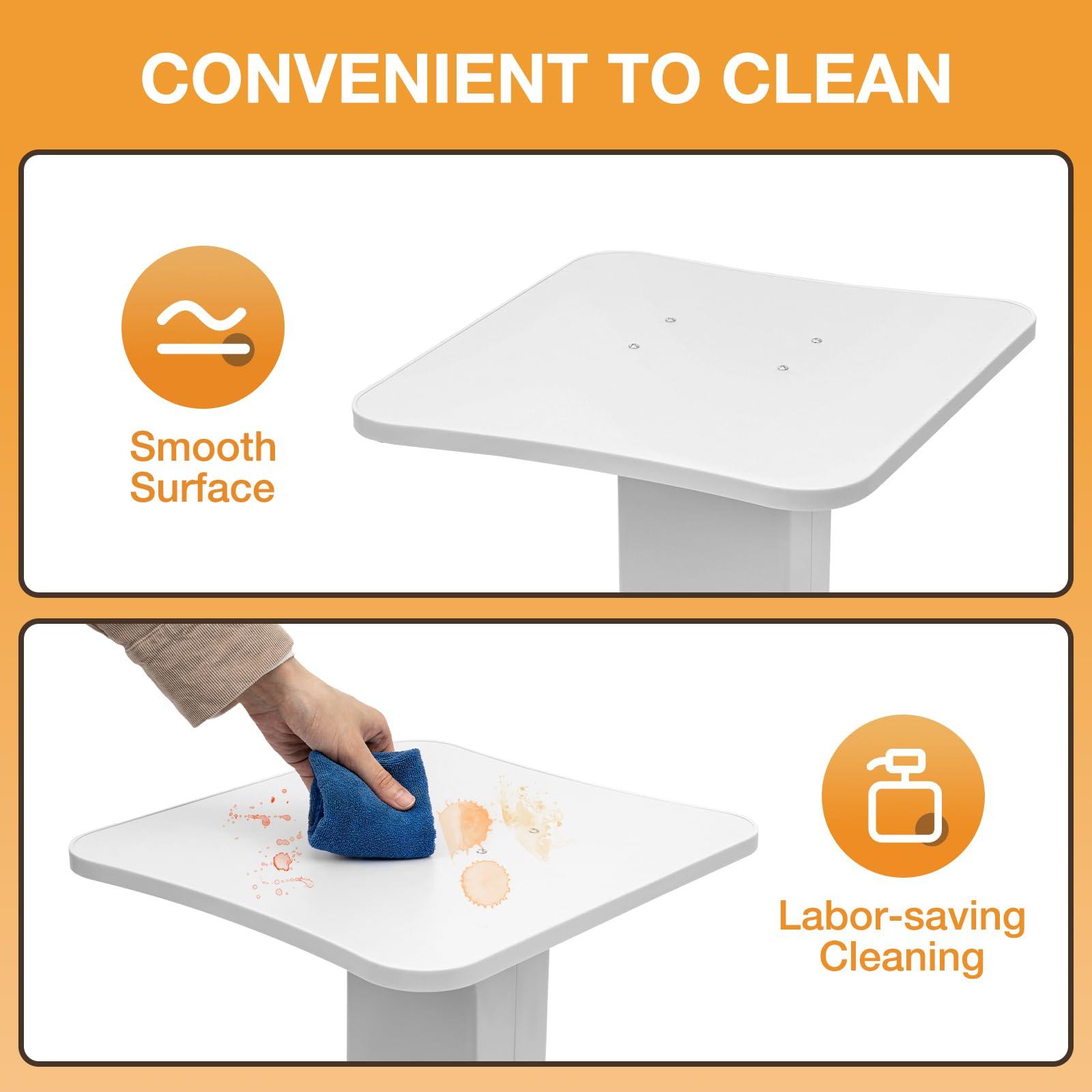 CheriMuMu CheriMuMu Beauty Salon Trolley Cart, Portable Beauty Tray Spa Trolley Stand Salon Rolling Tray Cart, Beauty Instrument Storage Tray Mobile Cart with 360 Rotatable Swivel Wheel, Load 88.18lbs