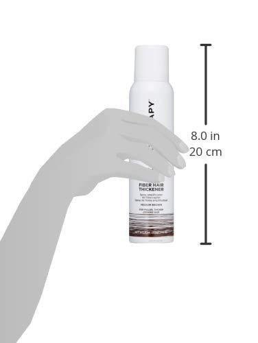 KERATHERAPY Keratherapy Keratin Infused Perfect Match Fiber Hair Thickener Spray, Medium Brown, 4 fl. oz., 140 ml - Volumizing, Thickening, & Concealing Hairspray for Scalp Coverage, Roots & Thinning Areas