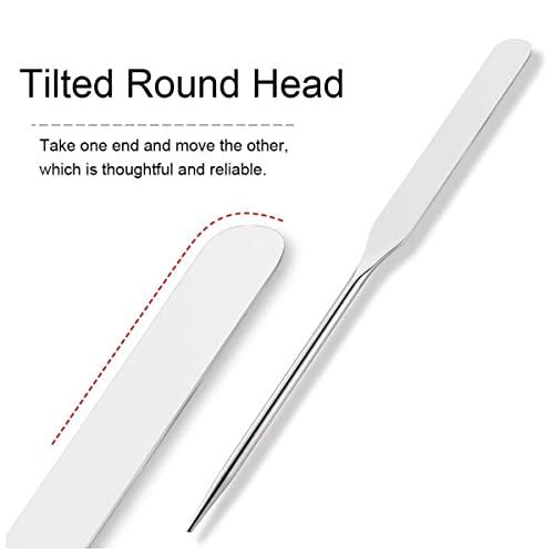 Generic Korean Picasso Makeup Spatula and Sponge Set,Korean Makeup Make Up Spatula Tool,Professional Facial Makeup Tools( Rectangle Palette+Spatula)