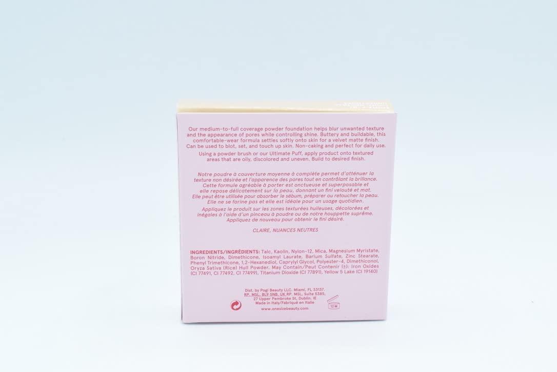 One size One size One Size Patrick Starrr Turn Up The Base Powder Foundation - Medium 3 (R) - Medium, Rosy Undertones - Face Pressed Powder Makeup Foundation Medium-to-Full Coverage, Soft Matte Finish