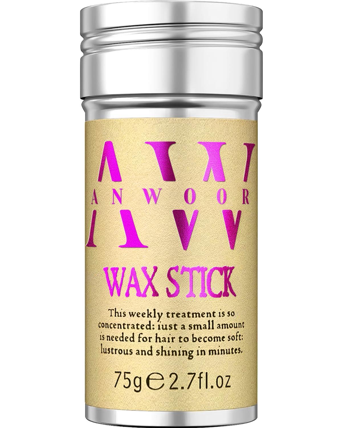 AnWoor Hair Wax Stick, Wax Stick for Hair Flyaways Kids & Women Hair Accessories for Women Girls Hair Bun Maker for Kids Hair Slick Stick Baby Hair Gel Stick Kids Hair Products Hair Smoothing Stick
