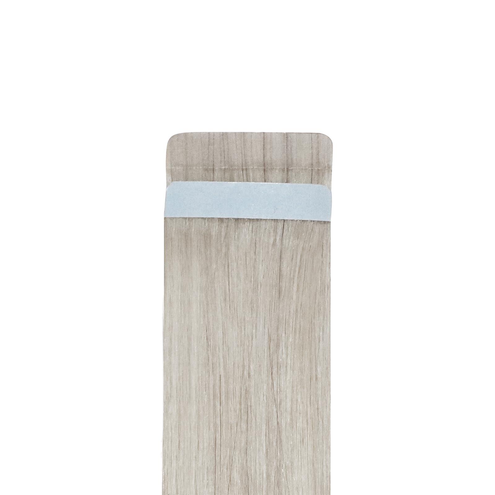 Zala Zala Tape In Hair Extensions - Premium Human Remy Hair Extensions with Easy Installation - Uses Lightweight, Non-Damaging Tape Adhesive Tabs - Ice Queen Platinum (52g / 20 inch)