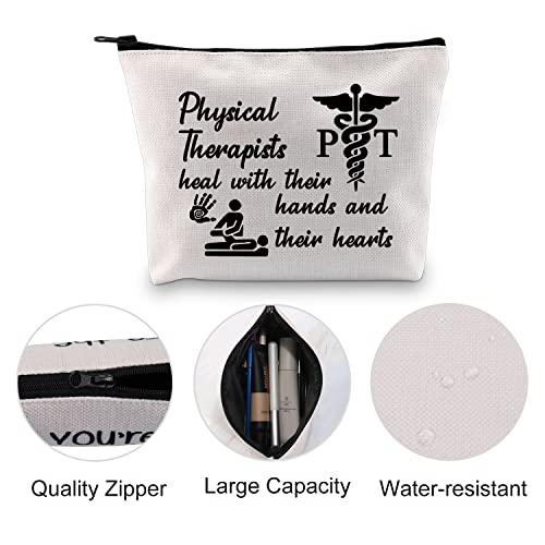 VAMSII VAMSII Physical Therapist Gift Bag Physical Therapy Gifts for Women Thank You Gifts for Physical Therapist PT Gifts (Physical Therapists heal with their hands and their hearts)