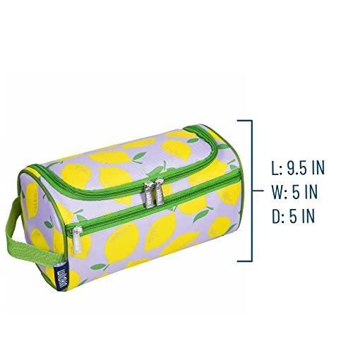 Wildkin Wildkin Toiletry Bag for Boys and Girls, Stay Organized on the Go with Our Spacious and Multifunctional Toiletry Bags, Ideal for School, Weekend, or Overnight Travel (Lilac Lemonade)