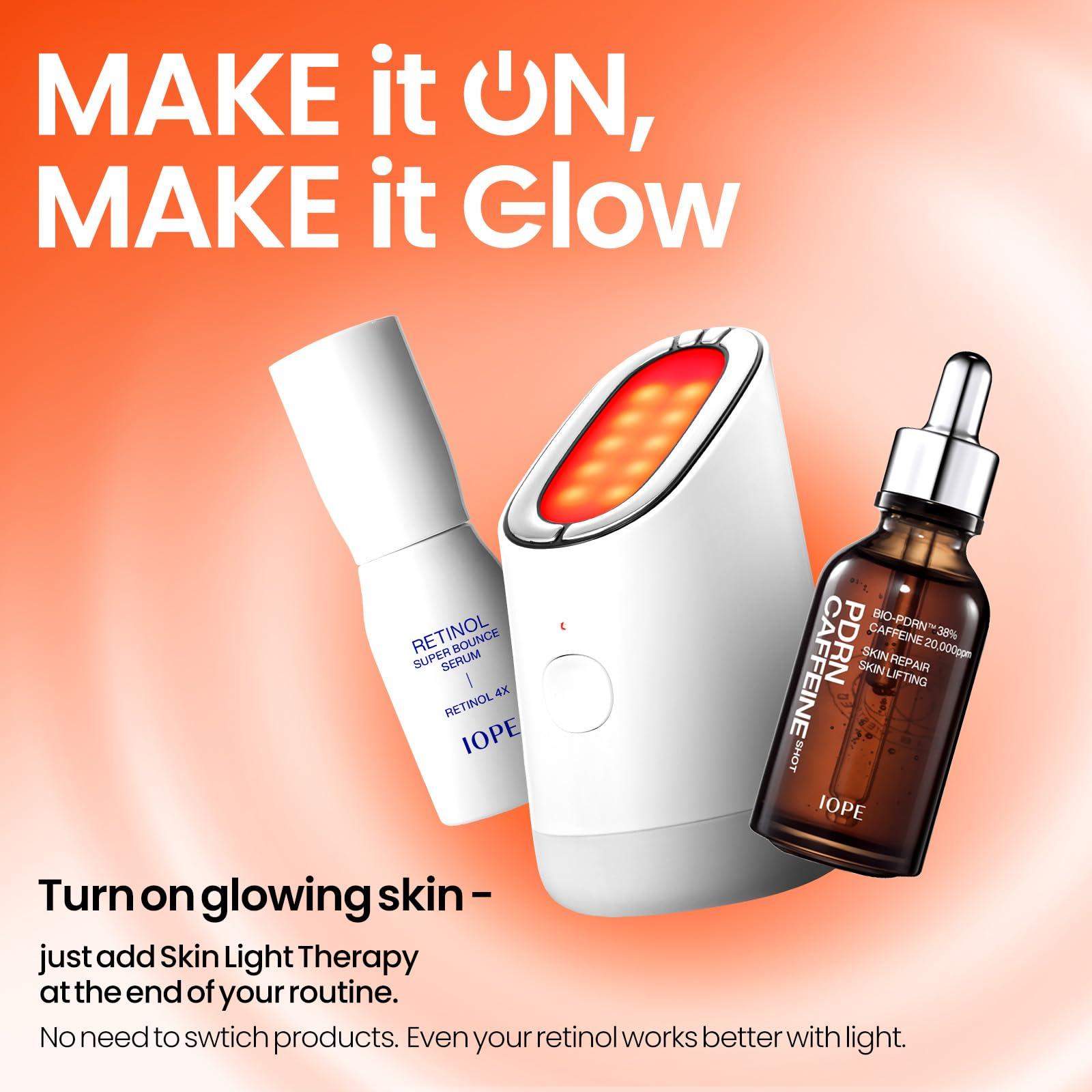 IOPE IOPE Retinol Super Bounce Serum - Korean Retinol Eye Cream, Intensive Reactivating Korean Retinoid, Anti-Aging, Reduction in Fine Wrinkles, Beginner Friendly, 1.01 Fl Oz.