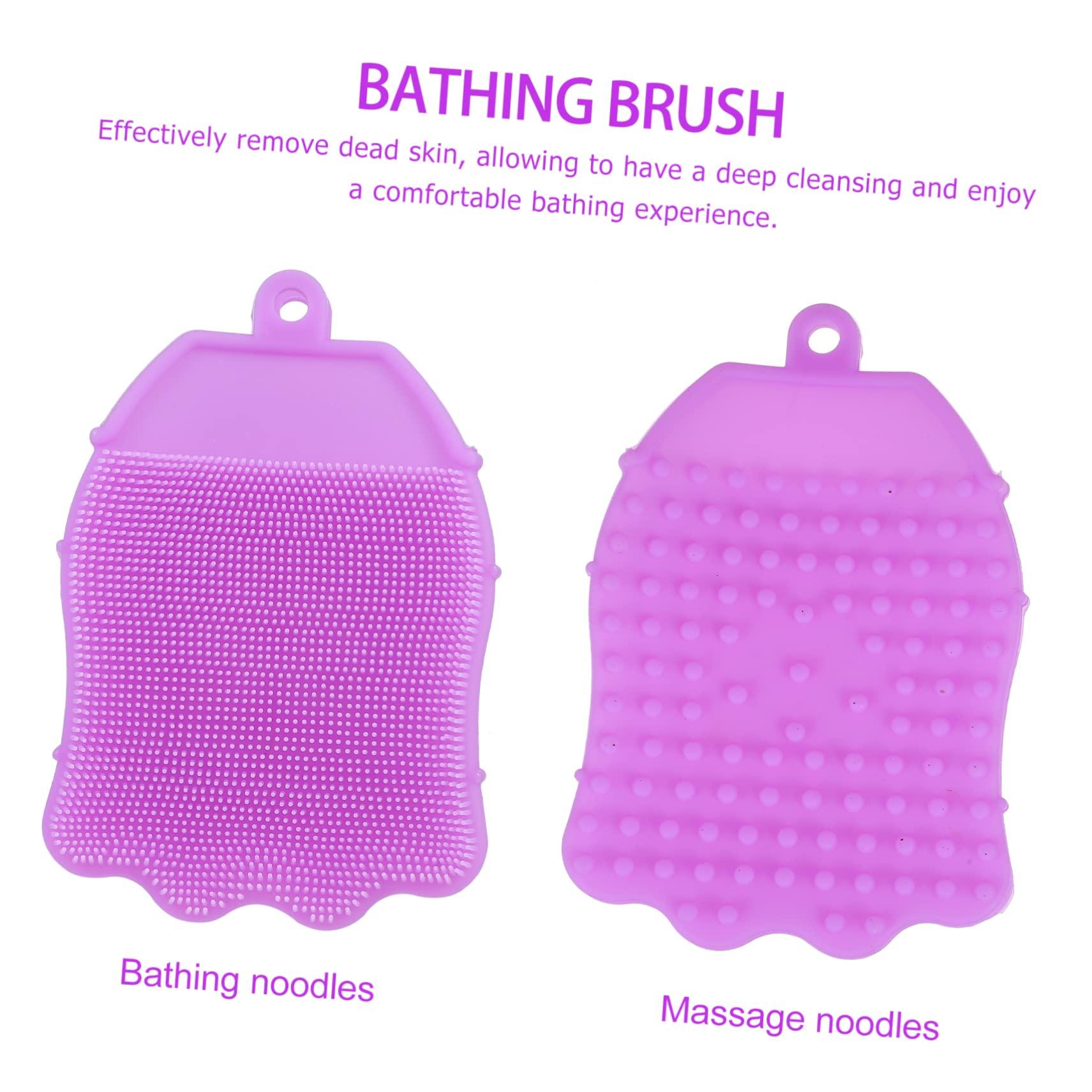Gogogmee Gogogmee Silicone Baby Shower Bath Brush for Infants Family Bathing Tool Exfoliating Pad Gentle on Skin Easy to Clean Non-Slip