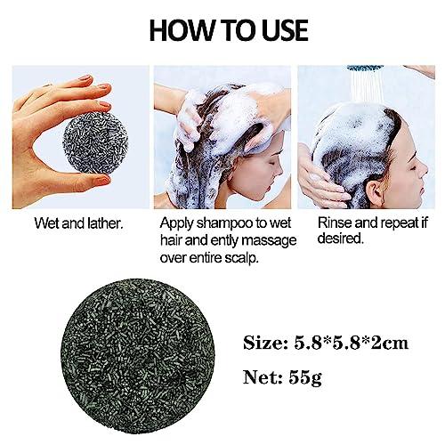 Spacebuyer Gray Hair Reverse Bar, Grey Hair Reverse Bar, Mane Gray Reverse Shampoo Bar Reverse Grey Hair Bar Shampoo - Gray White Hair Repair Natural Hair Darkening Shampoo Bar (1PCS)