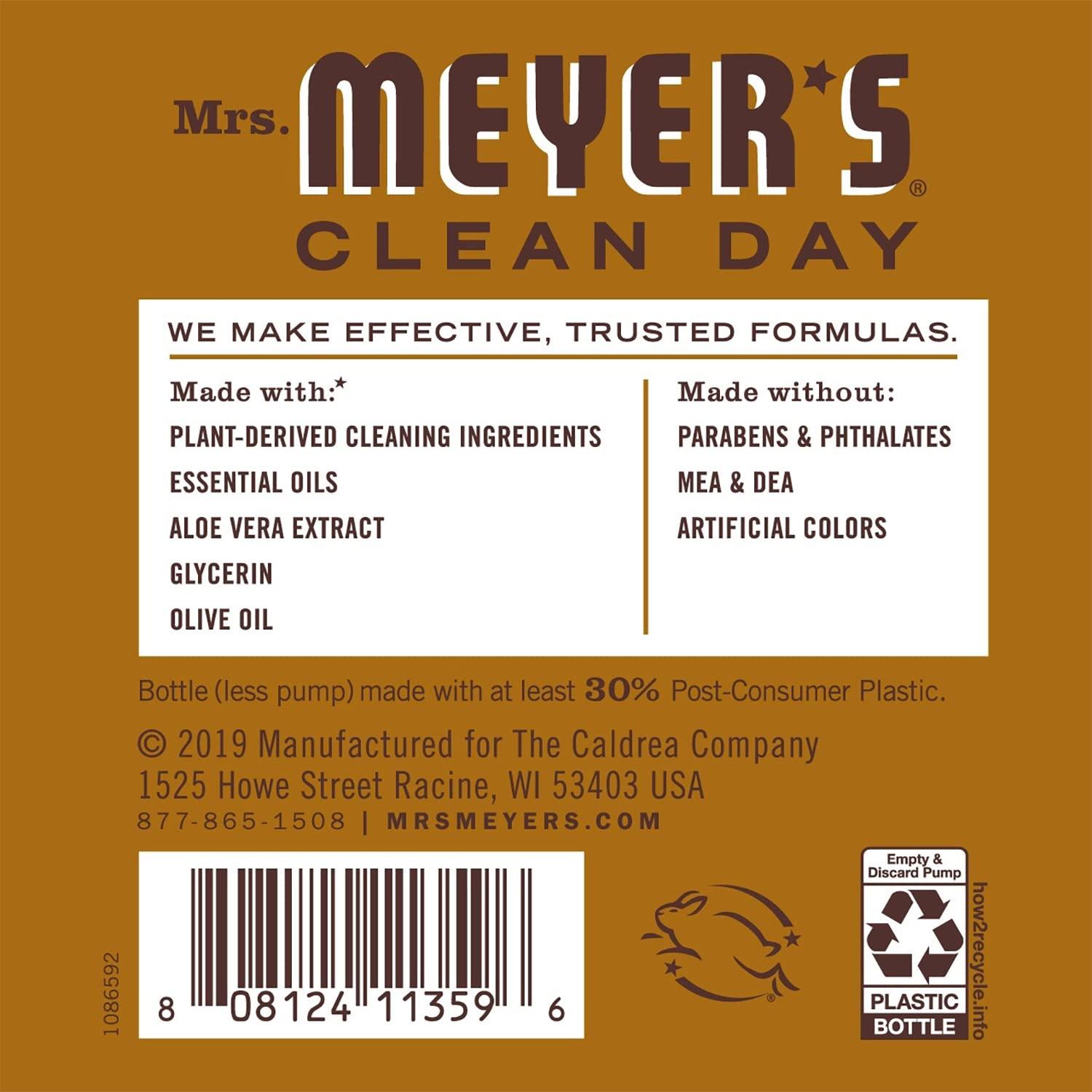 MRS. MEYER'S CLEAN DAY MRS. MEYER'S CLEAN DAY Hand Soap Variety Pack, 1 Apple Cider, 1 Acorn Spice, 2 CT