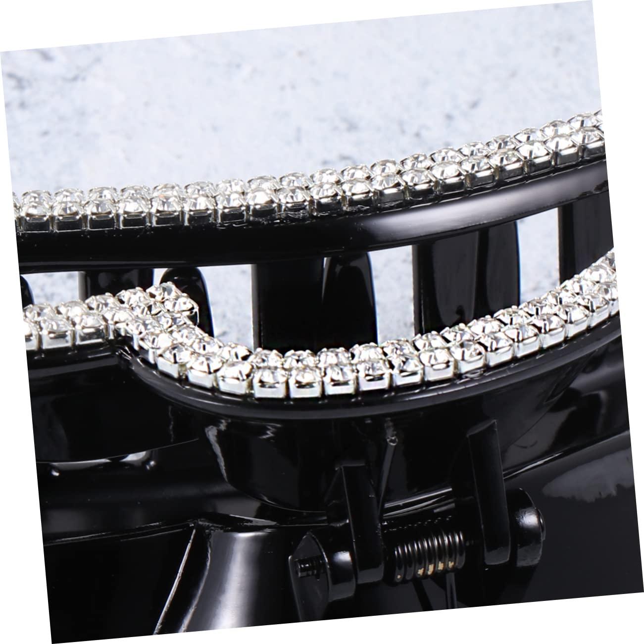 LALAFINA LALAFINA Heart Decorative Hair Pins Jaw Clip Women Hair Clips Large Diamond for Daily Use