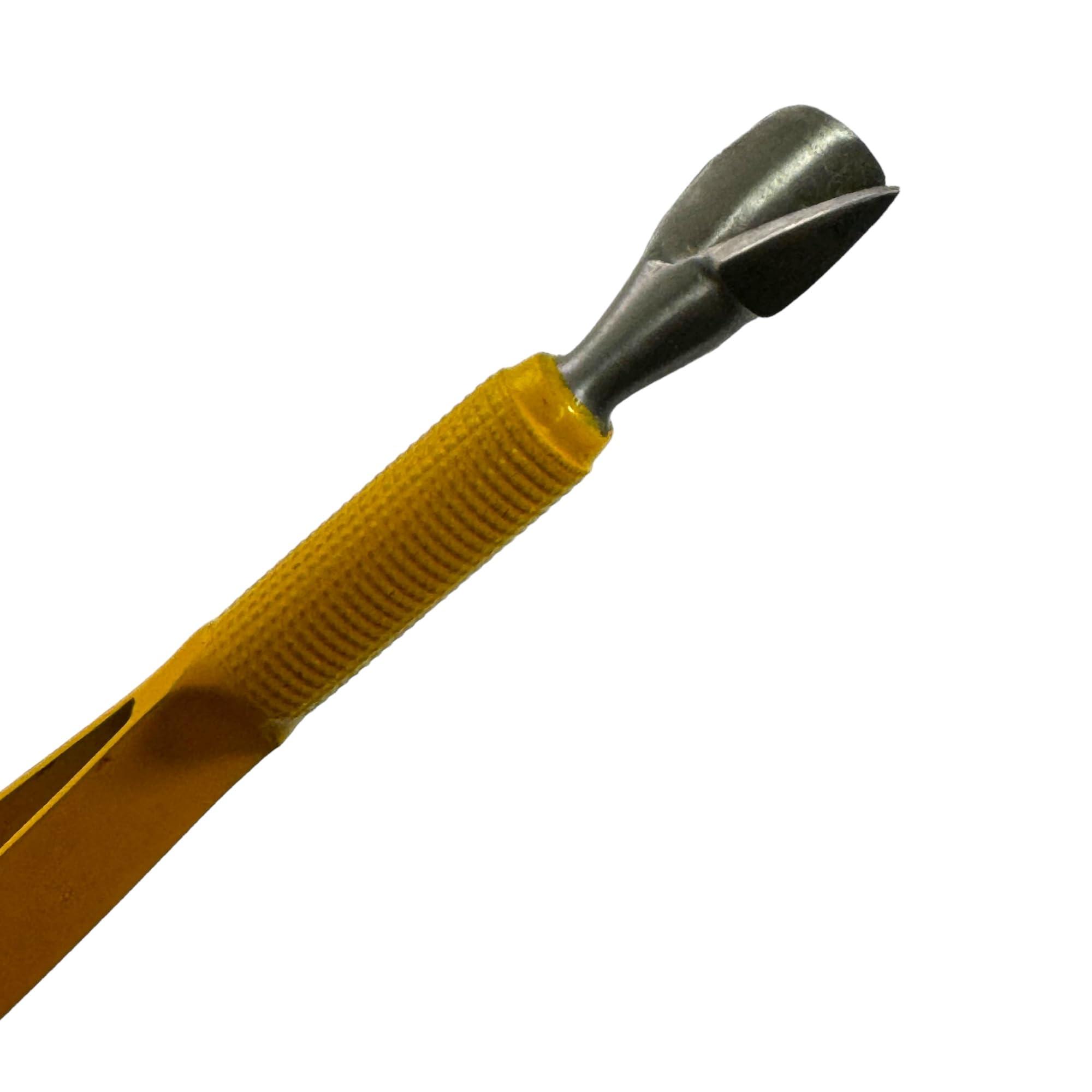 Cynamed Nail Pincher Tools Cutticle Pusher for Acrylic Nails and False Nails Shaping Set of 6 - German Stainless CE