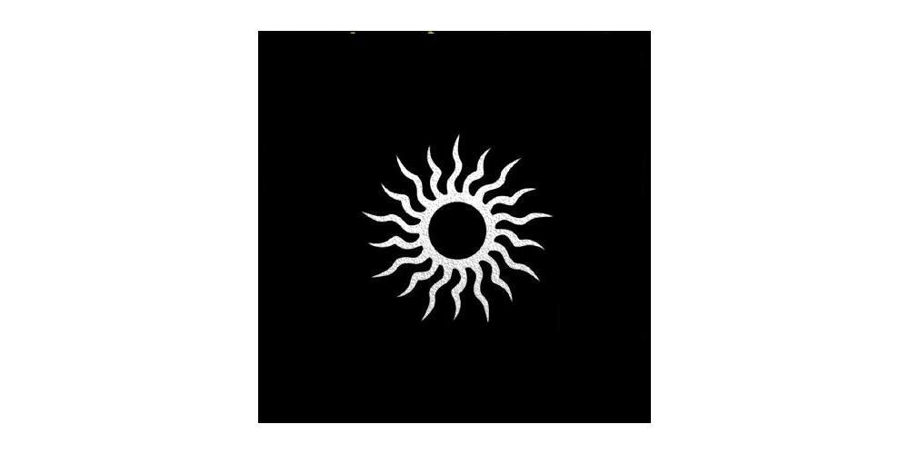 Gold Sin .999 Silver Temporary Tattoo - Thorny Sun