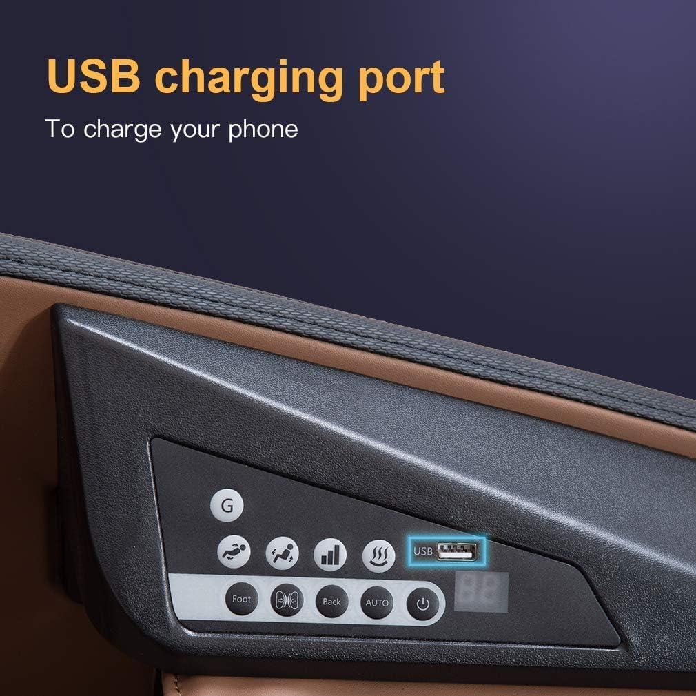 Dopinmin Dopinmin Shiatsu Massage Chair with Zero Gravity Recline Air Massage Technology for Home and Office Shiatsu Massage Chairs,Black