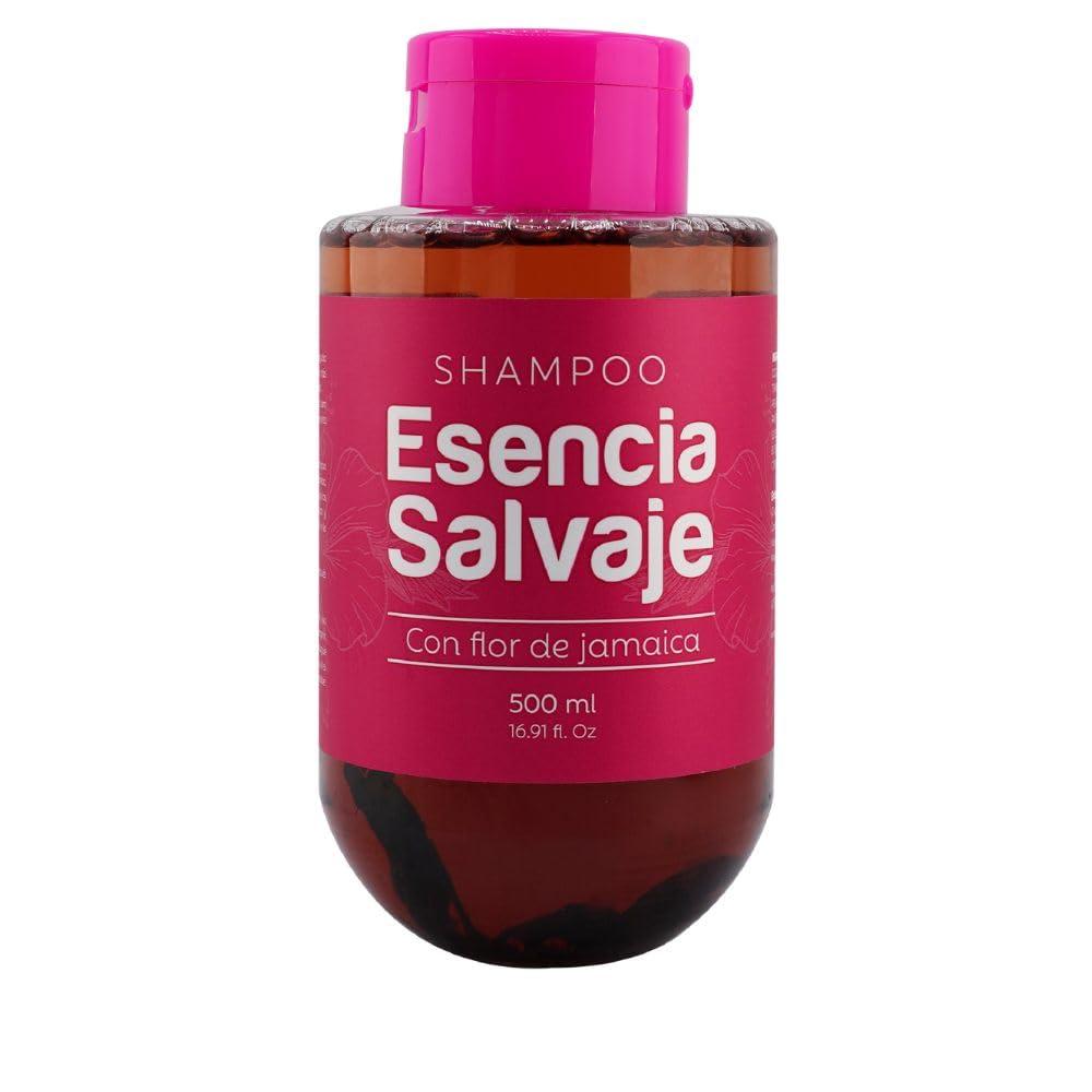 RUUFE Esencia Salvaje Shampoo de Flor de Jamaica, Acondicionador de Flor de Jamaica y Tratamiento Flor de Jamaica (3 Pack) Esencia Salvaje Shampoo, Esencia Salvaje Tratamiento, Esencia Salvaje