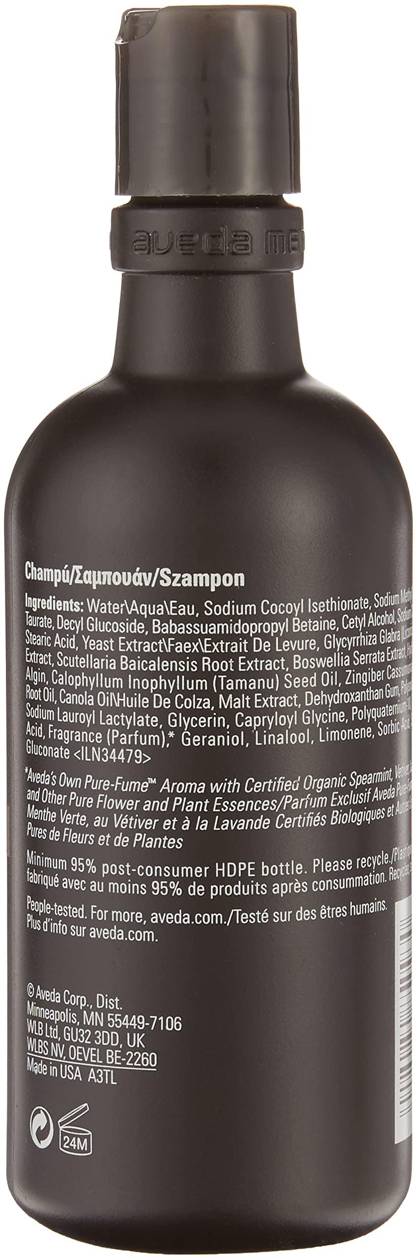 Aveda Aveda Men Pure-Formance Shampoo | Lightweight Conditioner for Mens Hair | Adds Shine | Scalp Care, 10.1 Fl Oz