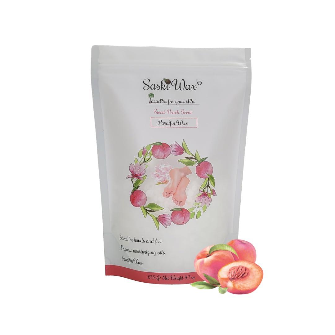 Paradise for your skin by Saski Wax Paraffin wax Sweet Peach scent
