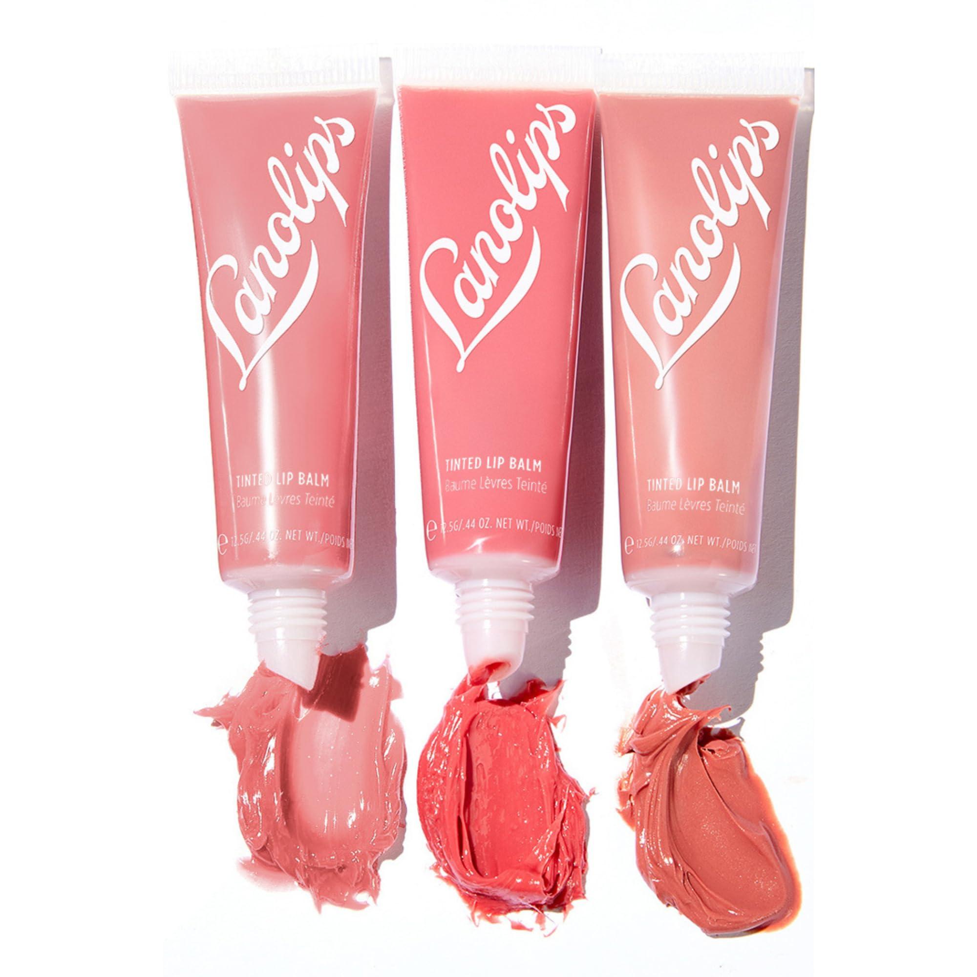 Lanolips Lanolips Tinted Lip Balm - Lip Moisturizer with Lanolin Oil for Shiny, Hydrated Lips - Hydrating Tinted Lip Gloss Tube for Dry Lips - Perfect Nude (12.5g / 0.44oz)