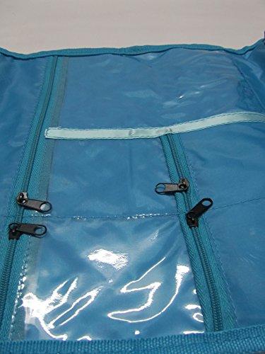 Chinoxia Cosmetic Organizer Travel Makeup Organizer Cosmetic Bag (Diamond Blue)