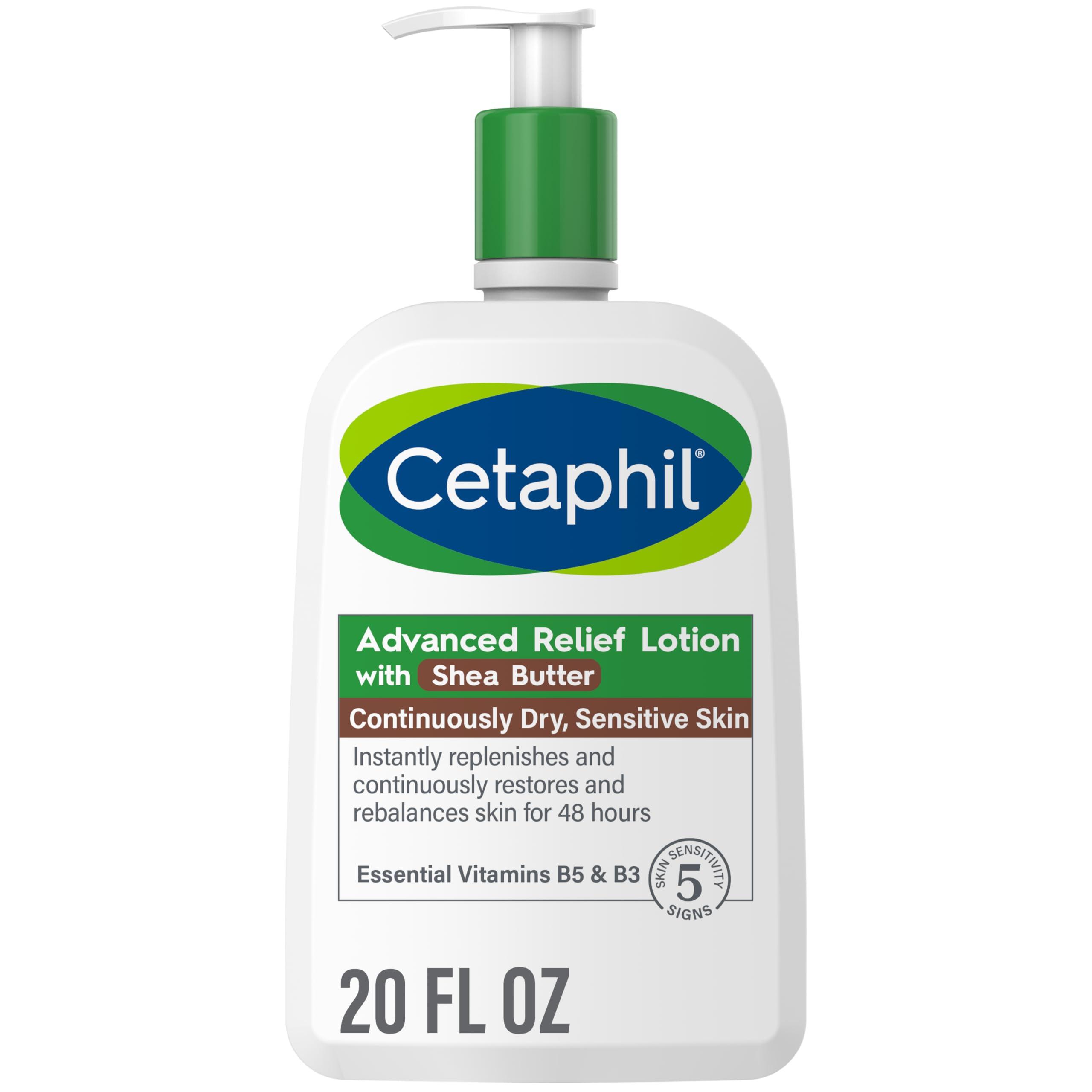 Cetaphil Cetaphil Body Lotion, Advanced Relief Lotion with Shea Butter & Body Moisturizer, Hydrating Moisturizing Lotion