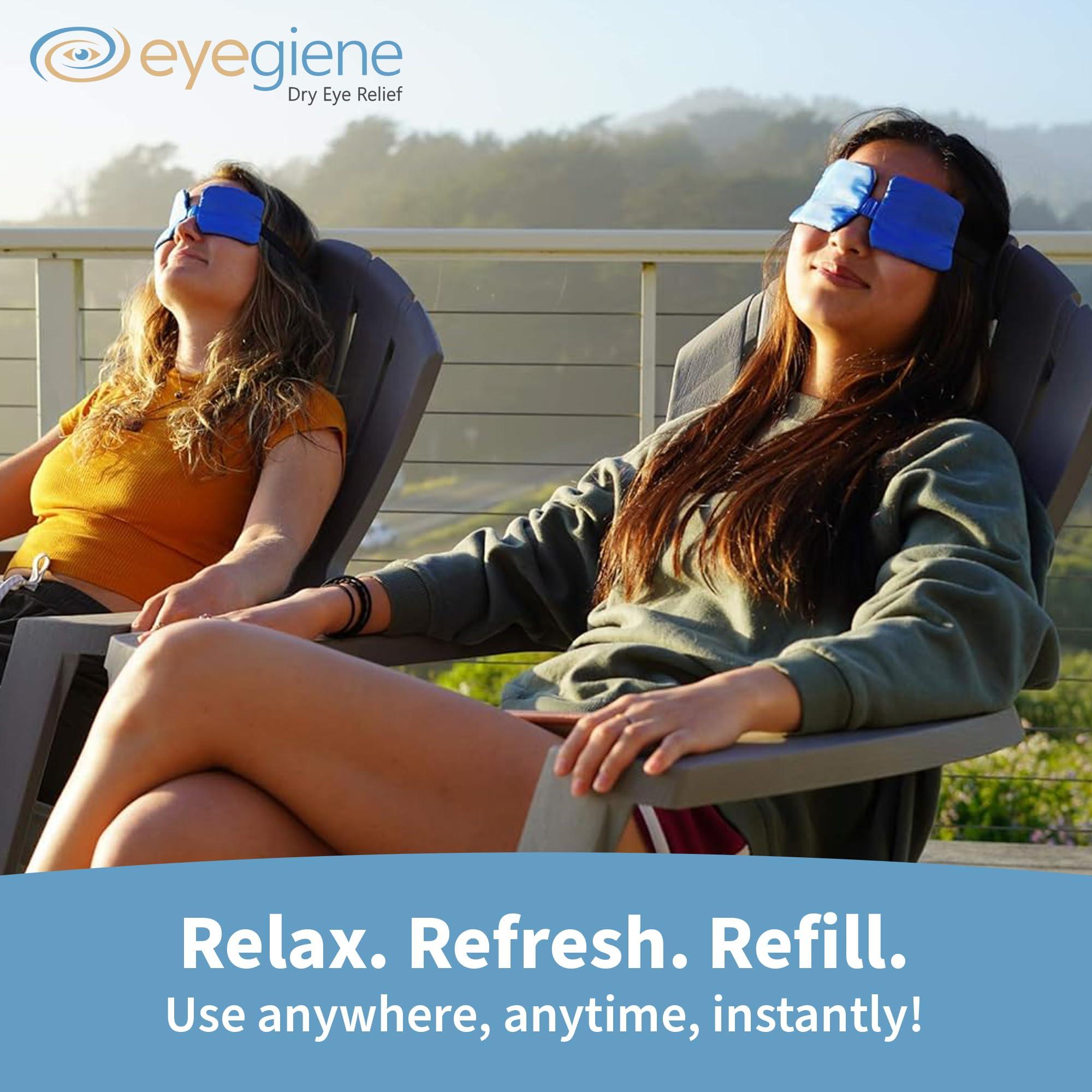 Eyedetec Medical, Inc. EyeGiene Refill - Insta-Warming Wafers for Self Heating Eye Mask Warm Compress for Eyes, Multi-Use Heat Treatment for Dryness, Styes, Blepharitis, Portable Heated Eye Mask for Dry Eyes, 30 Pairs