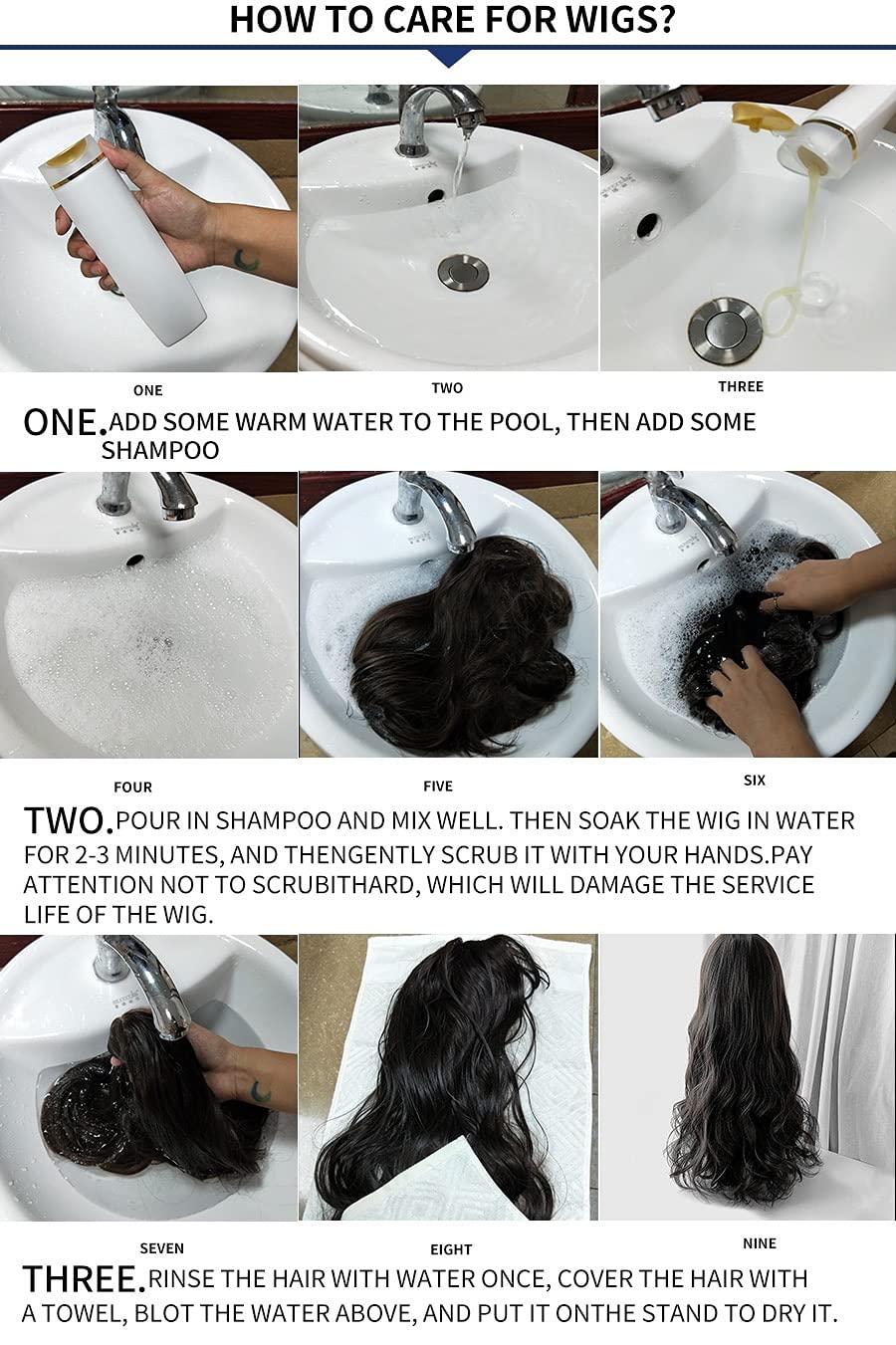 AIKO PRO AIKO PRO Chic Korean Fashion 26 Inch Long Wavy Curly Wig, Natural Heat-Resistant Synthetic Hair Wigs with Bands For Cosplay and Daily Wear (Pink Brown)