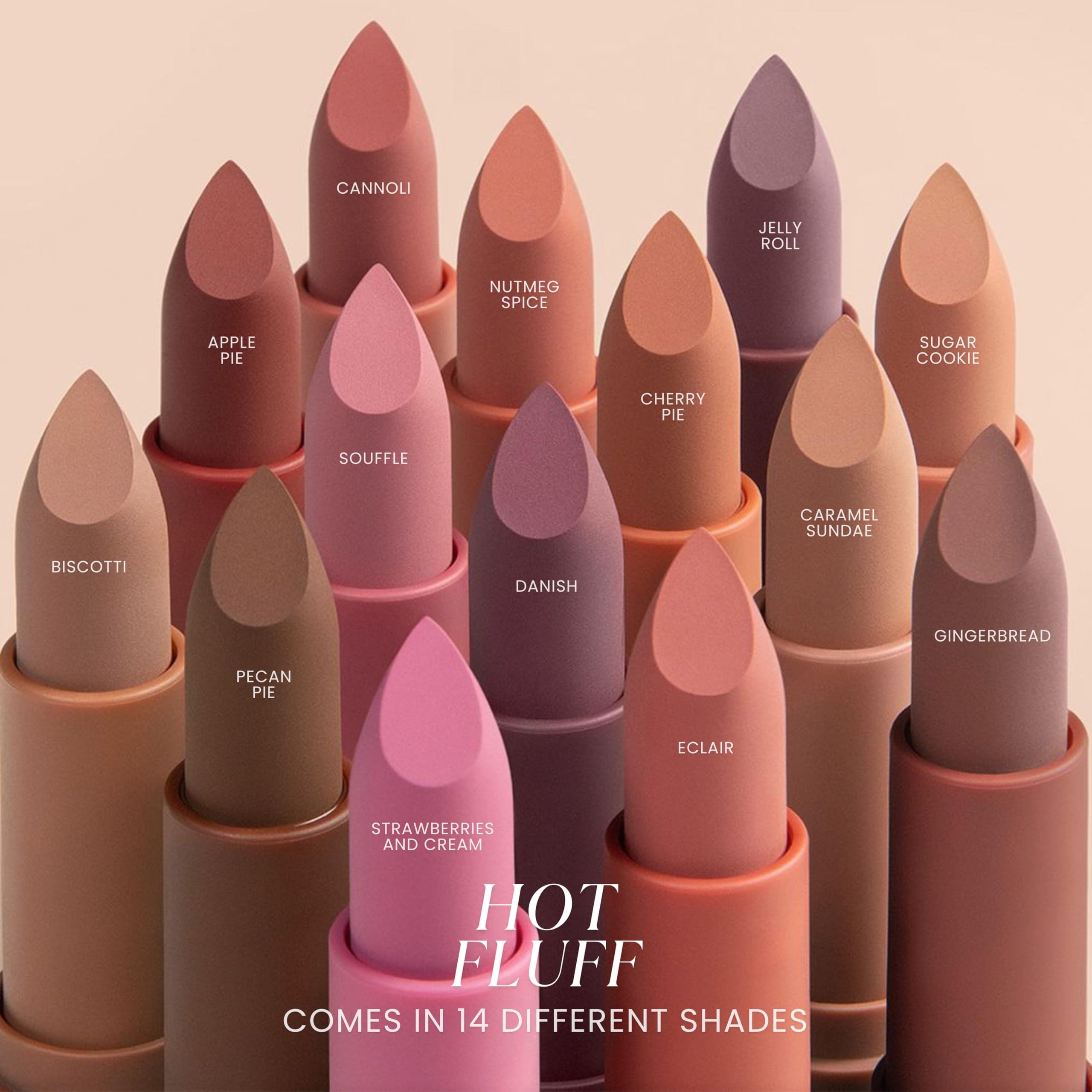 Jason Wu Jason Wu Beauty Hot Fluff Modern Matte Lipstick - 3-in-1 Lipstick, Blush, Shadow, 3.8g 0.134oz (Jelly Roll, 3.8g)