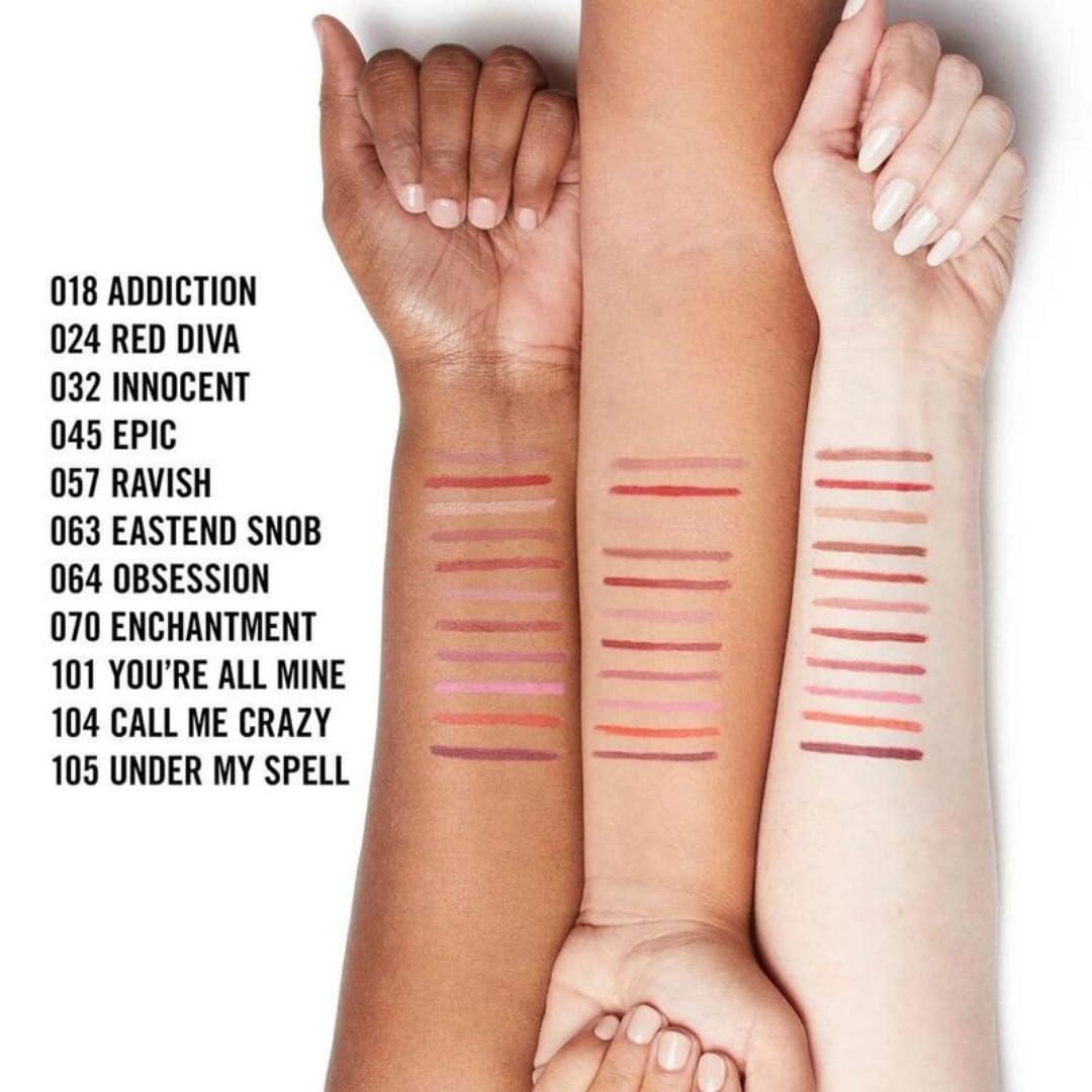 Rimmel Rimmel Exaggerate Lip Liner Addiction, 0.008 Ounce, Pack of 3